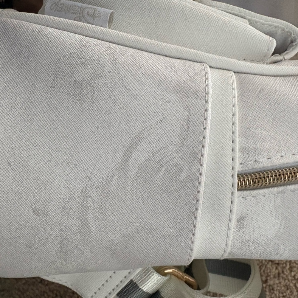Disney White Backpack with Mickey and Parrot Design - Picture 2 of 5
